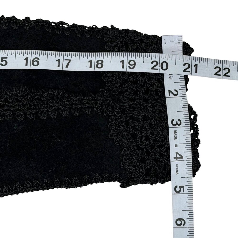 Suede Essentials Patchwork Suede Jacket | Black C… - image 8